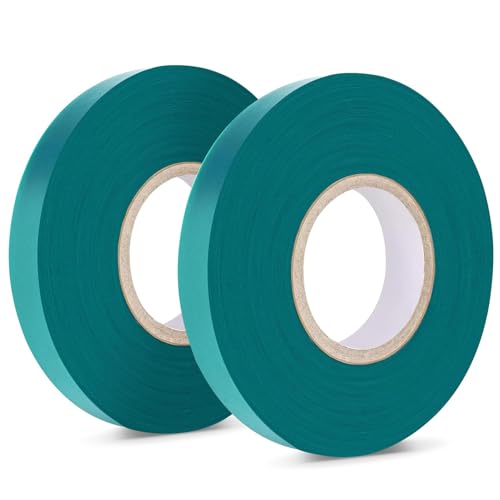 Garden Tie Tape 0.45" 290 Ft, Stretch Tie Tape Roll, Sturdy Plant Ribbon Garden Green PVC Plastic Stake Gardening Tools for Indoor Outdoor Patio Plant Use - size: 290 ft