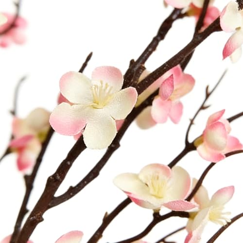 4 Pcs Cherry Blossom Branches 39 Inch Pink Fake Flowers Spring Decorations for Home Decor, Artificial Flowers Long Stem Branches for Vase Wedding Office Party Table Decor Centerpieces - color: Pink, size: 4 Pcs
