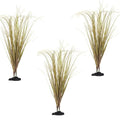 Fake Desert Dry Grass, Artificial Plants for Reptile Tank Accessories, Habitat Decor Fit for Bearded Dragon, Crested Gecko, Leopard Lizard, Chameleon, Artificial Outdoor Plants, Terrarium Decor (3)