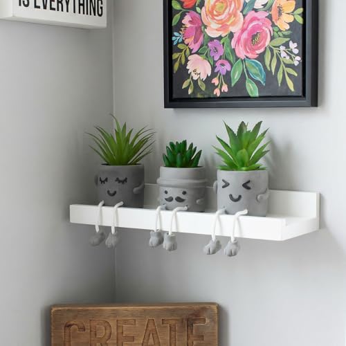 Small Fake Plants Faux Succulents in Grey Pots with Hanging Leg Potted Mini Fake Plants for Office Desk Decor Cute Artificial Succulent Plants for Home Office Desk Decor and Gift Choice - Set of 3 - color: 3set-shy