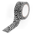 Whaline 109 Yard Zebra Packing Tape Gift Wrapping Tape Black White Zig-Zag Zebra Pattern Tapes for Small Business DIY Crafts Box Carton Decor - style: Black White Zebra Pattern