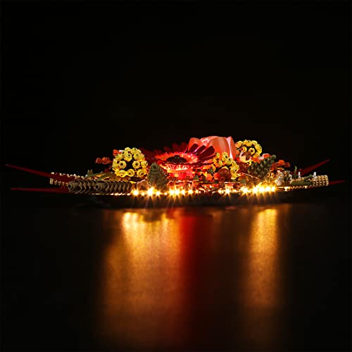 LED Light Kit for Lego Dried Flower Centerpiece 10314 Artificial Plants Set, Decoration Lights Build a Artificial Plants Display Piece for The Home or Office(Lights Only, No Lego Models) - color: Dried Flower 10314, size: Standard Version