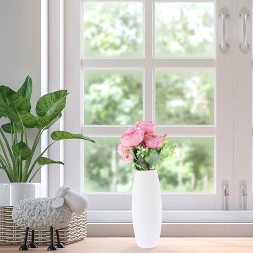 Abaodam Artificial Peony Flowers 4pcs Pink Fabric Simulation Peony Heads DIY Table Centerpiece Plastic Plants for Wedding Party Home Decoration