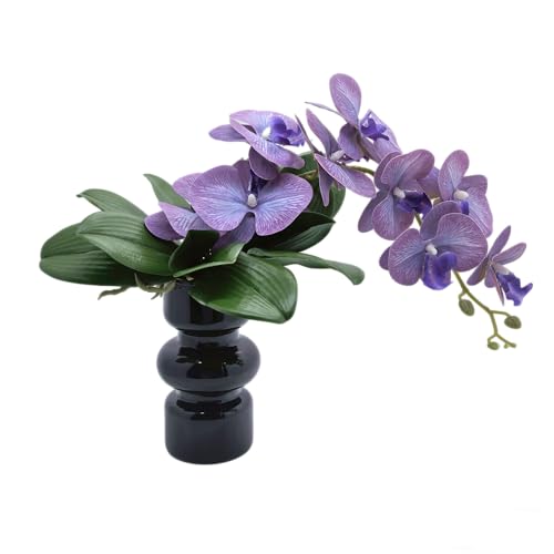 M2cbridge Artificial Green Orchid Leaves Phalaenopsis Stems Real Touch for Flowers Arrangements Pot Decor (9",2pcs) - color: 9",2pcs