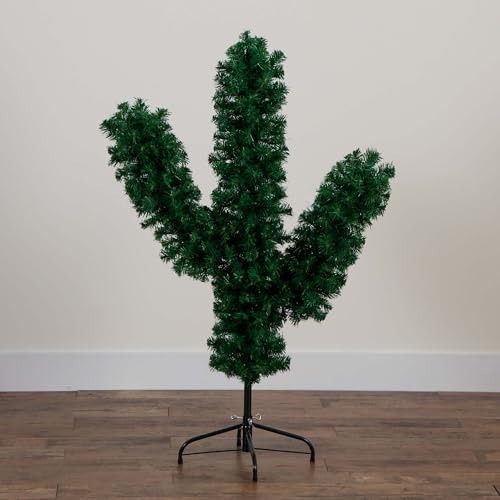 Nearly Natural 4ft. Artificial Cactus Christmas Tree