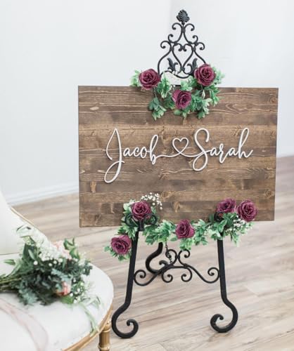 Glitter Roses Bouquet,30PCS Rose Gold Flowers Artificial Roses with Stems for Wedding Bouquet Party Christmas Home Decor(Rose Gold) - color: Rose Gold