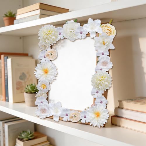Faux Flower Small Artificial Flower Wedding Party DIY Home Decoration (27, White) - color: White