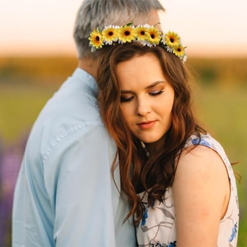 120Pcs Silk Artificial Gerbera Daisy Heads, 1.5 Inch Fabric Fake Chrysanthemum Flowers Floral Heads for Wedding, Party, Home, Beach Decoration and DIY Craft (Yellow) - color: Yellow