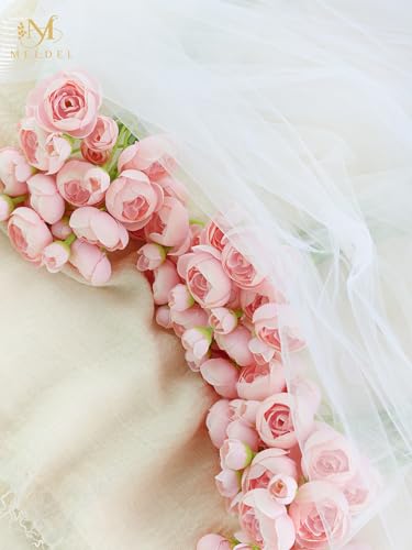 32Pcs Ranunculus Artificial Flower, Faux Silk Mini Pink Ranunculus Flowers for DIY Bouquet, Bulk Fake Peony Wedding Filler Flowers for Centerpieces Arrangements Bridal Shower Decorations - color: Pink