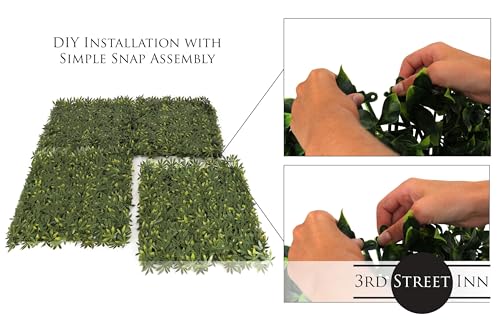 Artificial Marijuana Leaf Hedge - Fake Weed Plant - Smoke Shop Decor - Sound Diffuser Marijuana Wall Art - Topiary Cannabis Greenery Panels - Yellow Haze Cannabis - 2 Pack - size: 2 pack (Yellow Haze)