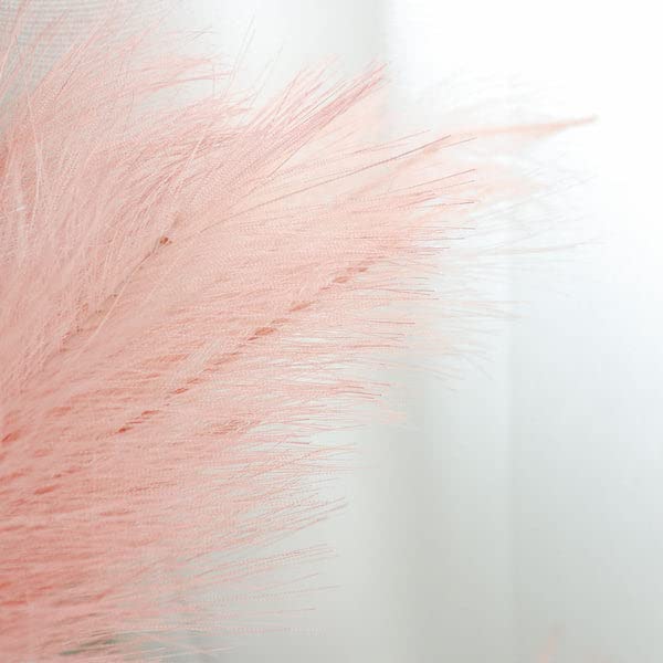 Tableclothsfactory 3 Stems | 44" Dusty Rose Artificial Pampas Grass Plant Sprays, Faux Branches Vase Flower Arrangement - color: Dusty Rose