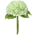 3Pcs 21 Inch Green Artificial Hydrangea Flowers Fake Hydrangea Flowers Latex Real Touch Faux Hydrangeas with Long Stem for Home Party Wedding Centerpieces Bouquets Decor