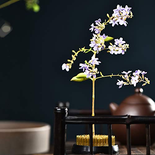 Oumefar Flower Arrangement Decoration Fixing Tool Set Flower Kenzan Iron Wire Scissor Ikebana Kenzan Japanese Flower Holder Tape Kenzan Accessories Kit