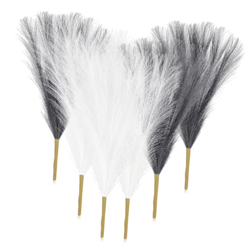 PRETYZOOM 6pcs Artificial Fake Plants Centerpiece Table Decorations for Home Living Room Kitchen Bedroom Decor