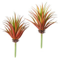 2PCS Artificial Succulents Plants Faux Succulents Unpotted Realistic Artificial Faux Succulent Yucca Vera Greenhouse small artificial succulents for DIY Home Garden Decoration Office(Autumn Green)