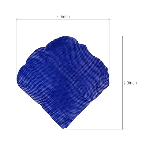 JHFGJGH 500 Pcs Exquisite Blue Rose Petals, Emulation Silk Rose Petals, Artificial Flower Petals for Romantic Nights, Weddings, Events, and Valentine's Day Deco (Blue) - color: Blue