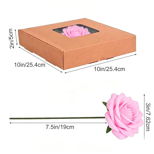 30pcs Real Looking Green Powder Foam Artificial Roses with Stems, Fake Rose Flowers for DIY Wedding Bouquets Bridal Shower Centerpieces Home Party Valentine's Day Mother's Day Decor Gift - color: 30pcs Green Powder
