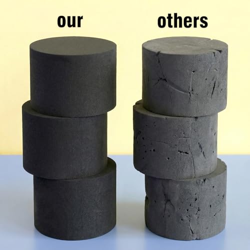 Reusable Floral Foam Round Blocks,Black Flower Foam Round for Artificial & Dried Flowers, Dry Floral Foams Styrofoam for Artificial Flowers (4Pack,3") - color: 4 Pack, size: Diameter 3"