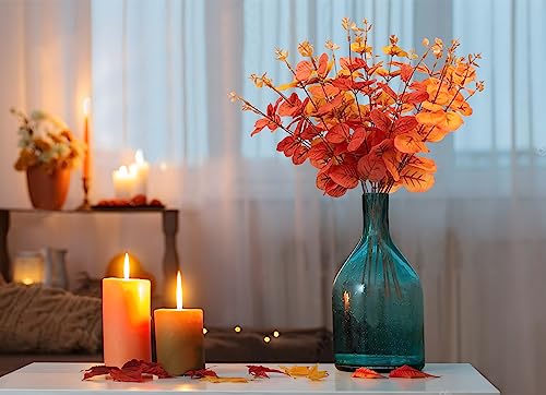 Yen Jean 10PCS Fall Decorations for Home Flowers Artificial - Fake Plants Thanksgiving Autumn Decor Outdoor - style: fall