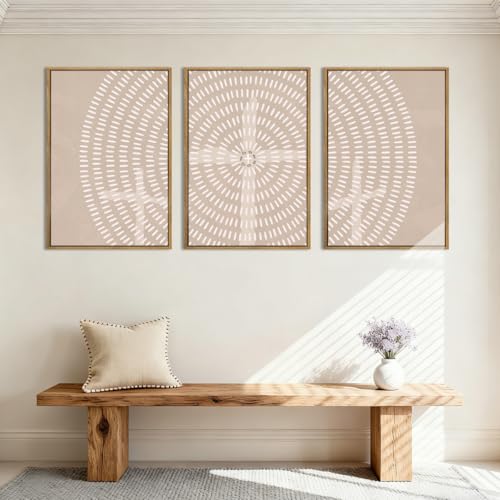 Framed Jesus Wall Art Jesus Feeds The 5000 Canvas Wall Art Christian Paintings Neutral Painting Christian Jesus Artwork Modern Religious Pictures for Living Room Bedroom Office Farmhouse 16x24 Inch Set of 3 - color: Jesus Feeds The 5000, size: 24"L x 16"W