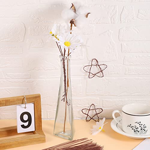 200 Pcs Floral Wire 26 Gauge Crafts Wire Florist Flower Wire Stems Brown Floral Wire for Crafts Bouquet Stem Wreath Making Flower Arrangement Supplies (Brown,14 Inch) - color: Brown