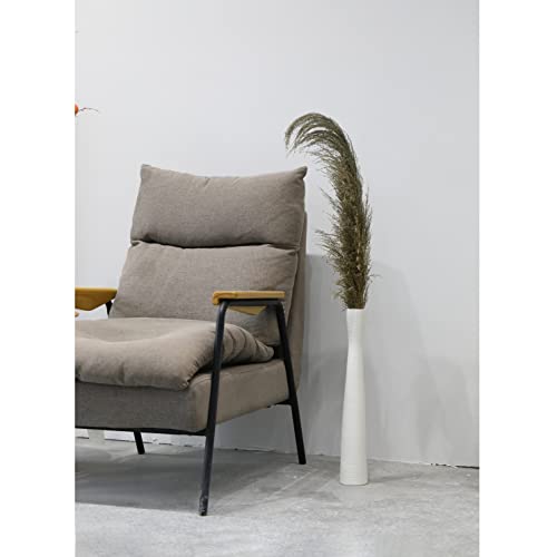 AETVRNI White Ceramic Vase,20" Tall Floor Vase,Modern Minimalist Slender Flowers Vases for Branches and Dried Flowers,Skinny Long Vases for Decorative Fireplace Bedroom Kitchen Living Room - color: White 50cm