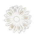 Collins Painting Distressed Wood Flower Petals Shelf Sitter (Small, White Daisy II)