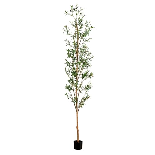 Potted Olive Artificial Tree - 9' - Green - size: 9ft