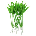 yyangz 20PCS Tulip Stem and Leaves One Piece Branch Simulation Tulip Stem and Leaves Simulation Flower Tulip Stem and Leaves for Wedding Flower Arrangement Boutonniere Gift Packaging Decoration