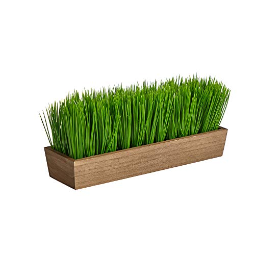 12in. Grass Artificial Plant in Decorative Planter