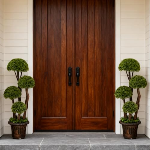 3FT Artificial Cypress Topiary Ball Tree for Home Office Front Porch