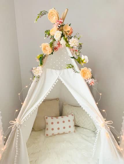 Artificial Peony Garland, 180cm/6FT Length, Fake Rose Vines, Center Flower Decoration, Hanging Silk Flowers for Wedding Decor Home Table Runner Mantle Party Decor (Champagne Peony Garland) - color: Champagne Peony Garland