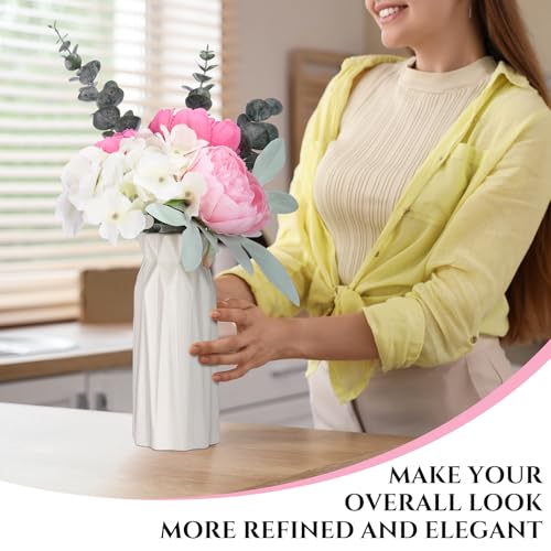Zeyune 50pcs Artificial Peonies Flowers 4'' Fake Peonies DIY Craft Silk Flower Bulk for Home Wedding Bridal Bouquet Birthday Dining Room Table Centerpieces Backdrop Party Decor(Hot Pink and Pink) - color: Hot Pink and Pink