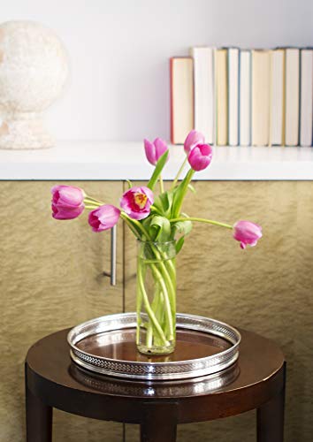 KaBloom - Bouquet of Fresh Pink Tulips with Vase - Fresh Flowers for Birthday, Valentine's & Mother's Day - color: Pink, size: 10, style: With Vase