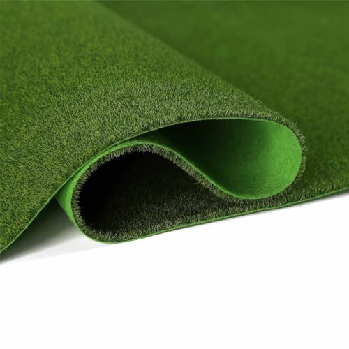 Evemodel CP415GG Artificial Model Grass Mat Trains Grass Green 40 x 99cm or 16"x 38"for Decoration Craft Scenery Model DIY (5mm(0.19inch)) - size: 5mm