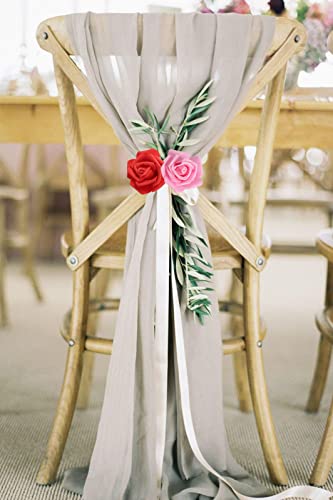 100pcs Red Foam Roses Heads,3inch Pink Faux Flowers Artificial Rose Stemless Fake Flower Bulk for DIY Floral Crafts,Cake Decoration Wedding,Baby Shower Flower Centerpieces(Red, Pink) - color: Shades of Red Pink