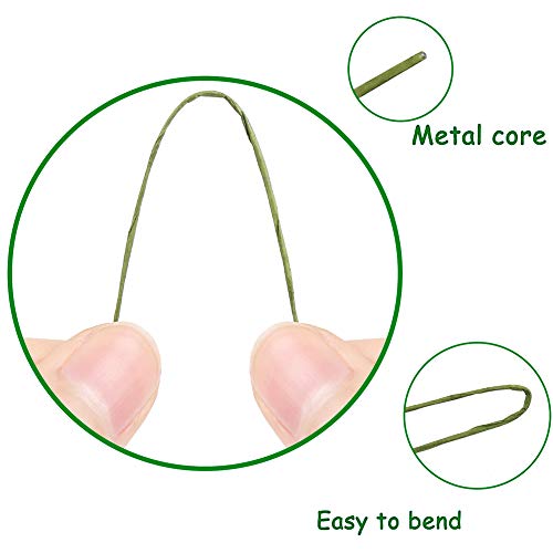 CCINEE 26 Gauge Dark Green Floral Wire Stem for Flower Arrangement Craft Supply,16 Inch,200PCS - color: #26 Dark Green