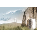 Jesus Christ Cross Backdrop Three Crosses On Mountain Photography Background Sepulcher Lord Pray Christmas Easter Backdrop Jesus Crucifixion Religious Belief Church Event Easter Background 5x3ft - color: Light Blue, size: 5x3ft