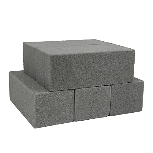 KIMOBER Floral Foam Bricks,Florist Foam Blocks for Flower Arrangement, Wedding,Party Decoration, Pack of 5 - color: 5pcs Dry