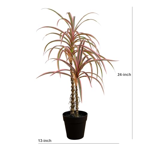 Nearly Natural 2ft. Artificial Dracaena Marginata Plant