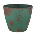 Classic Home and Garden by Growscape Vogue Planter Pots (8” Patina Copper) - color: Patina Copper
