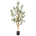 Nearly Natural 3.5ft. Olive Artificial Tree - size: 3ft 6in