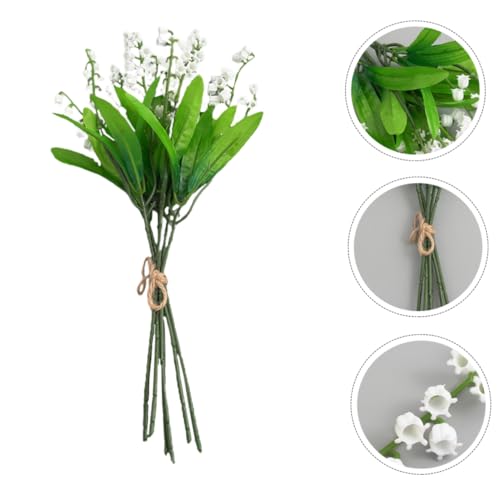 PRETYZOOM 6pcs Lifelike Artificial Flowers Bouquet for Nordic Style Home and Wedding Decor Realistic Simulation Floral Arrangements Easy Maintenance Fresh and Romantic Atmosphere