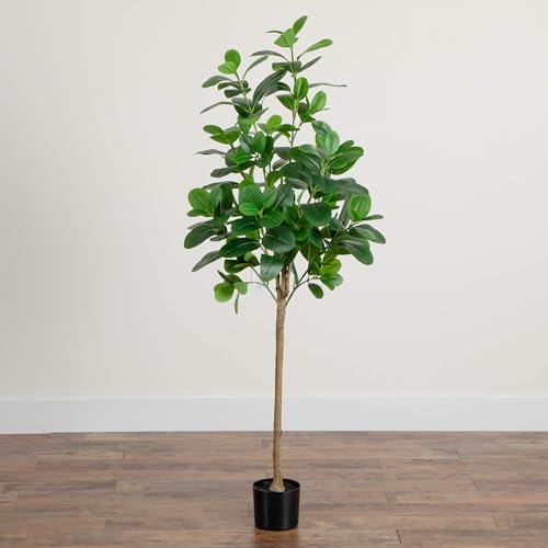Nearly Natural 5ft. Artificial Audrey Ficus Tree - size: 5ft