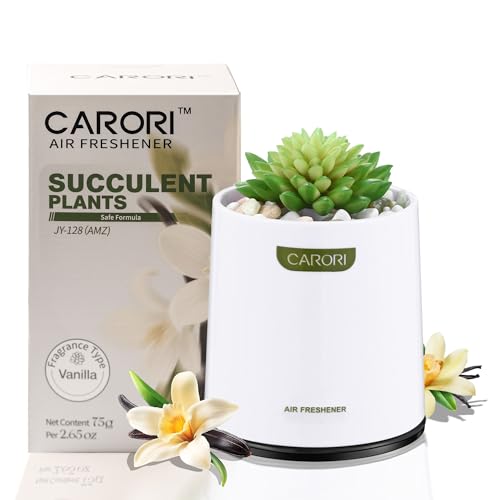 Artificial Succulent Plants with Subtle Vanilla Scent, Faux Indoor Plants for Home Decor, Small Fake Plant for Bathroom, Bedroom, Office Decor, Aesthetic Room Accessories, Housewarming Gift - style: 1 Pack Vanilla