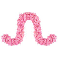 4 PCS Cherry Blossom Garland Artificial Silk Flower Vine Hanging Floral Decor for Wedding Arch Party Home Garden Wall Decoration (Pink) - size: 70in-4pcs-Pink
