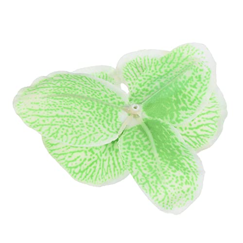 PATIKIL 10cm/3.9" Artificial Orchid Flower Heads, 20 Pack Silk Phalaenopsis Fake Butterfly Orchid Heads for Wedding Floral Bouquet Decor DIY Craft Making, Green - color: Green, size: 3.9"