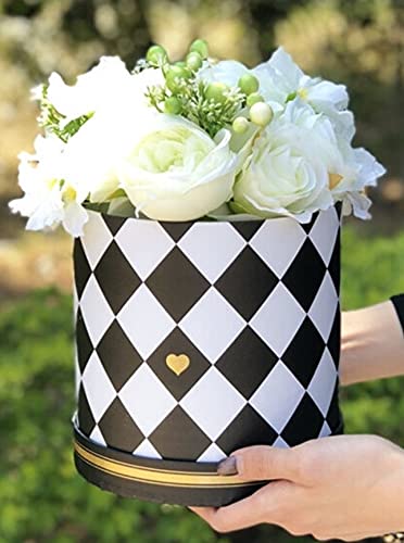 UNIKPACKAGING Premium Quality Round Flower Box, Gift Boxes for Luxury Flower and Gift Arrangements, Set of 3 pcs, with Lids, Size (S/M/L), Just For You
