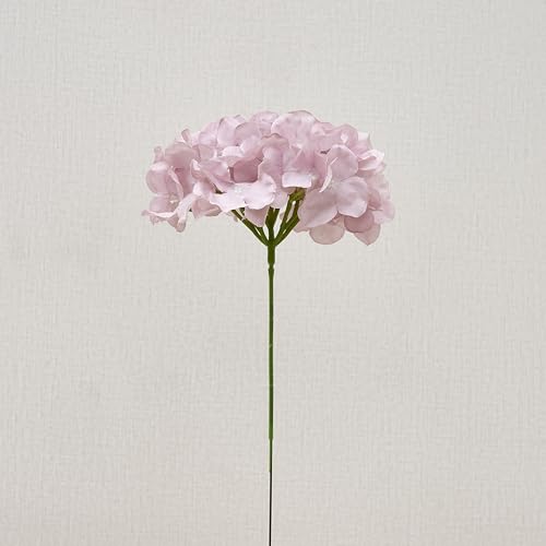 Artificial Hydrangea Flowers Dusty Purple Heads 10 Fake Hydrangea Silk Flowers for Wedding Centerpieces Bouquets DIY Floral Decor Home Decoration with Stems(VASE NOT Included) - color: 10pcs Dusty Purple, size: Large