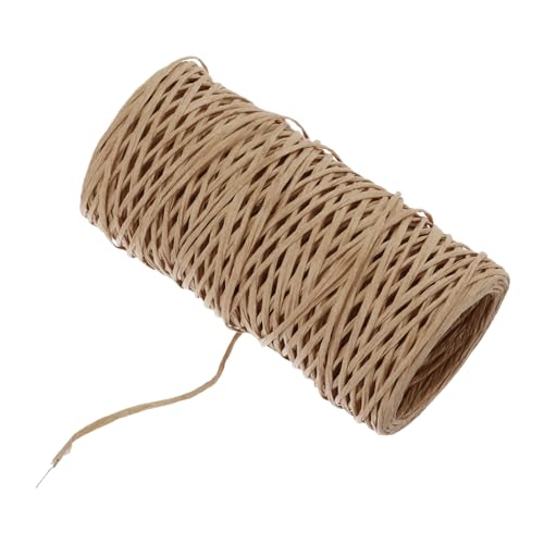 MECCANIXITY Floral Wire 164ft/50m 1mm Vine Bind Wire Rustic Craft Wrapping Metal Wire for Flower Bouquet Wreath Making, Light Brown - color: Light Brown, size: 1mmx50m